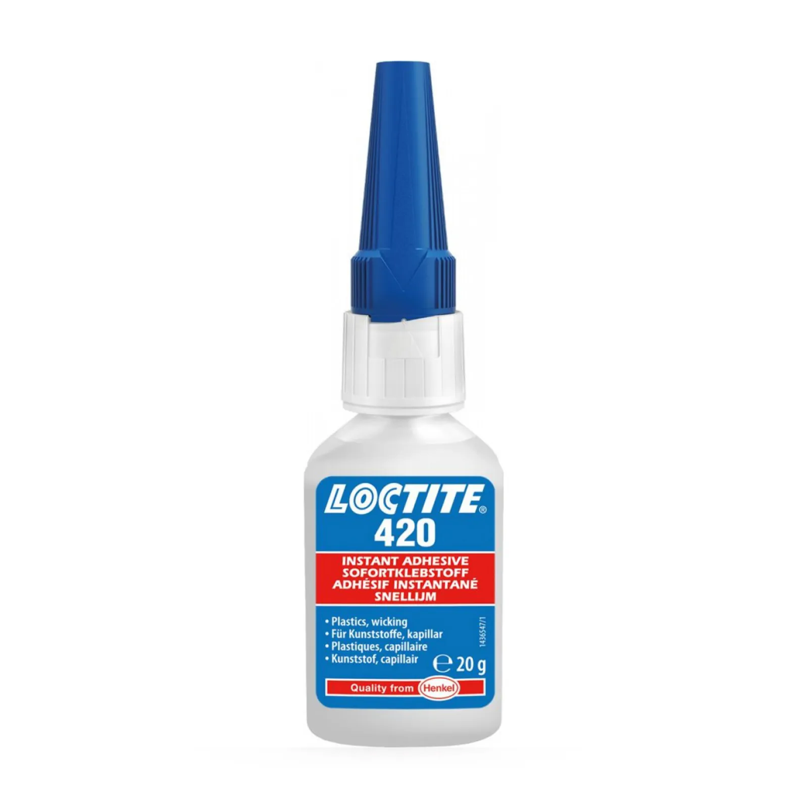 Клей для металлов, резины и пластмасс, капиллярный Loctite 420